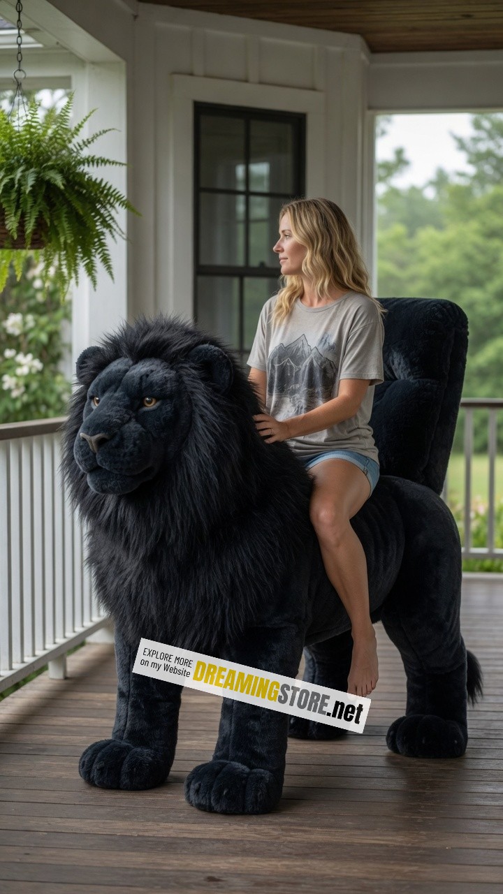 lion-shaped walking recliner