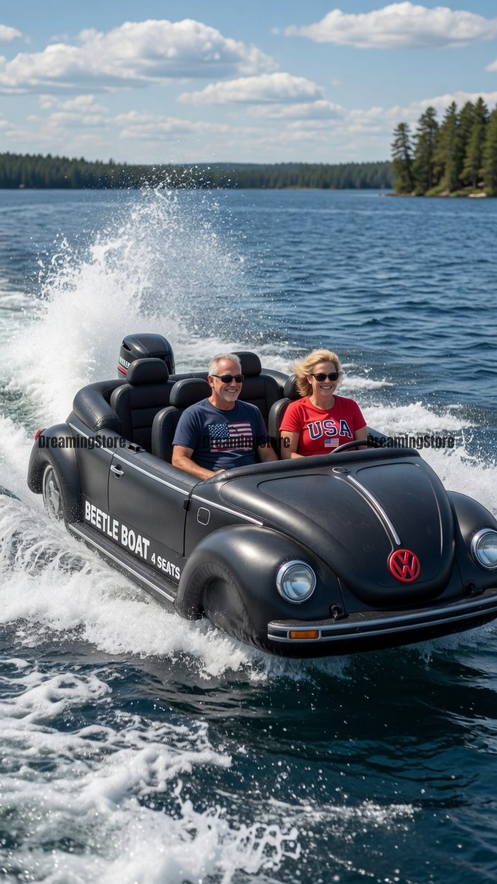 Inflatable VW Beetle float