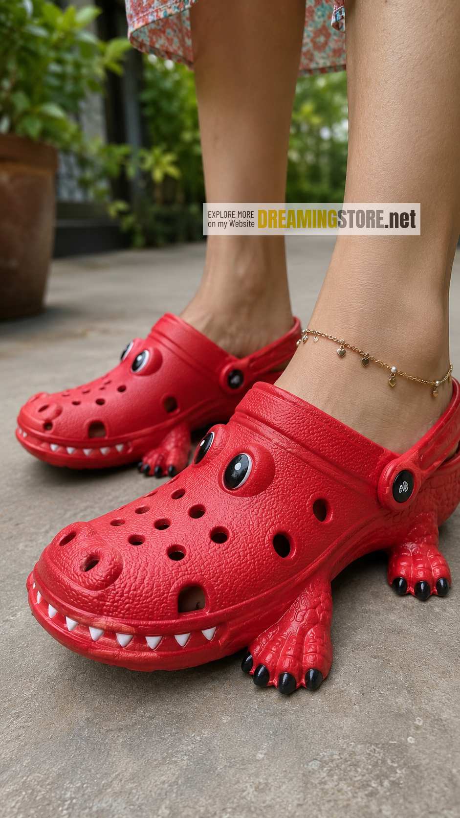 Crocodile Shaped Crocs
