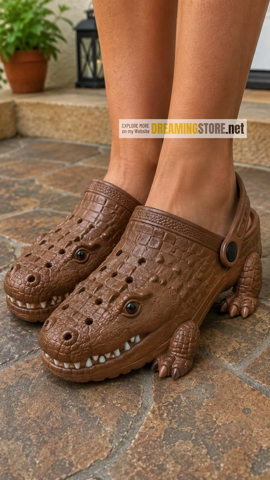 Crocodile Shaped Crocs