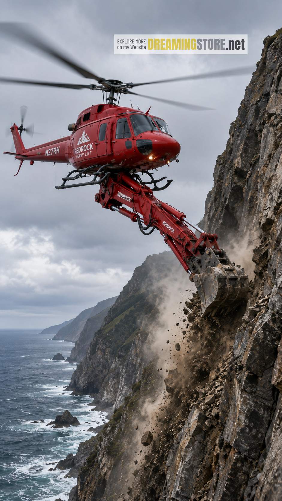 Helicopter Excavator