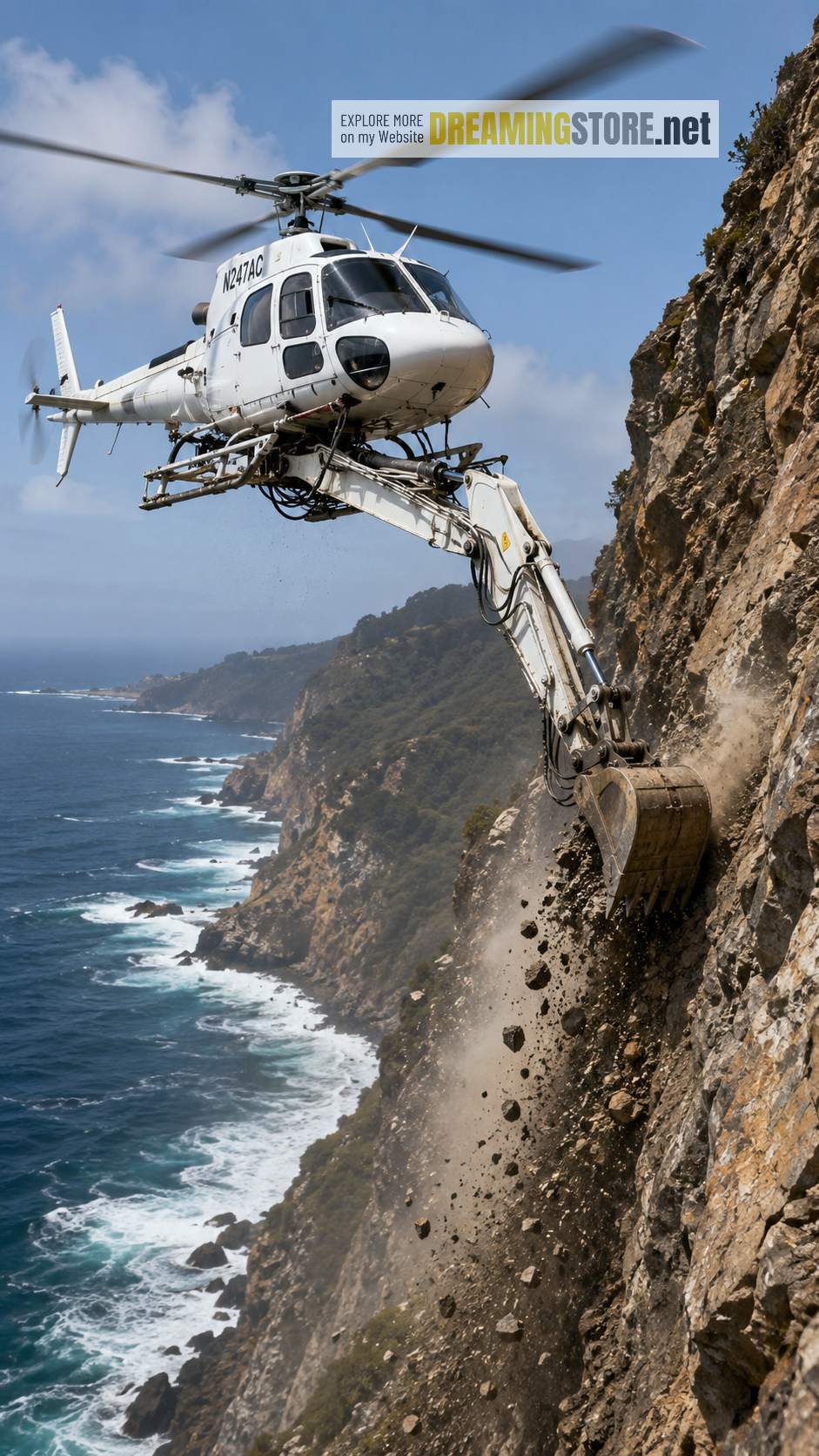 Helicopter Excavator
