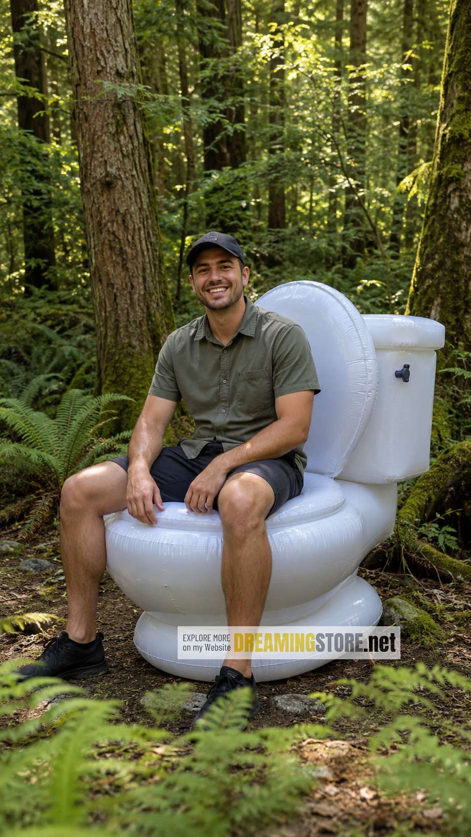 giant inflatable toilets