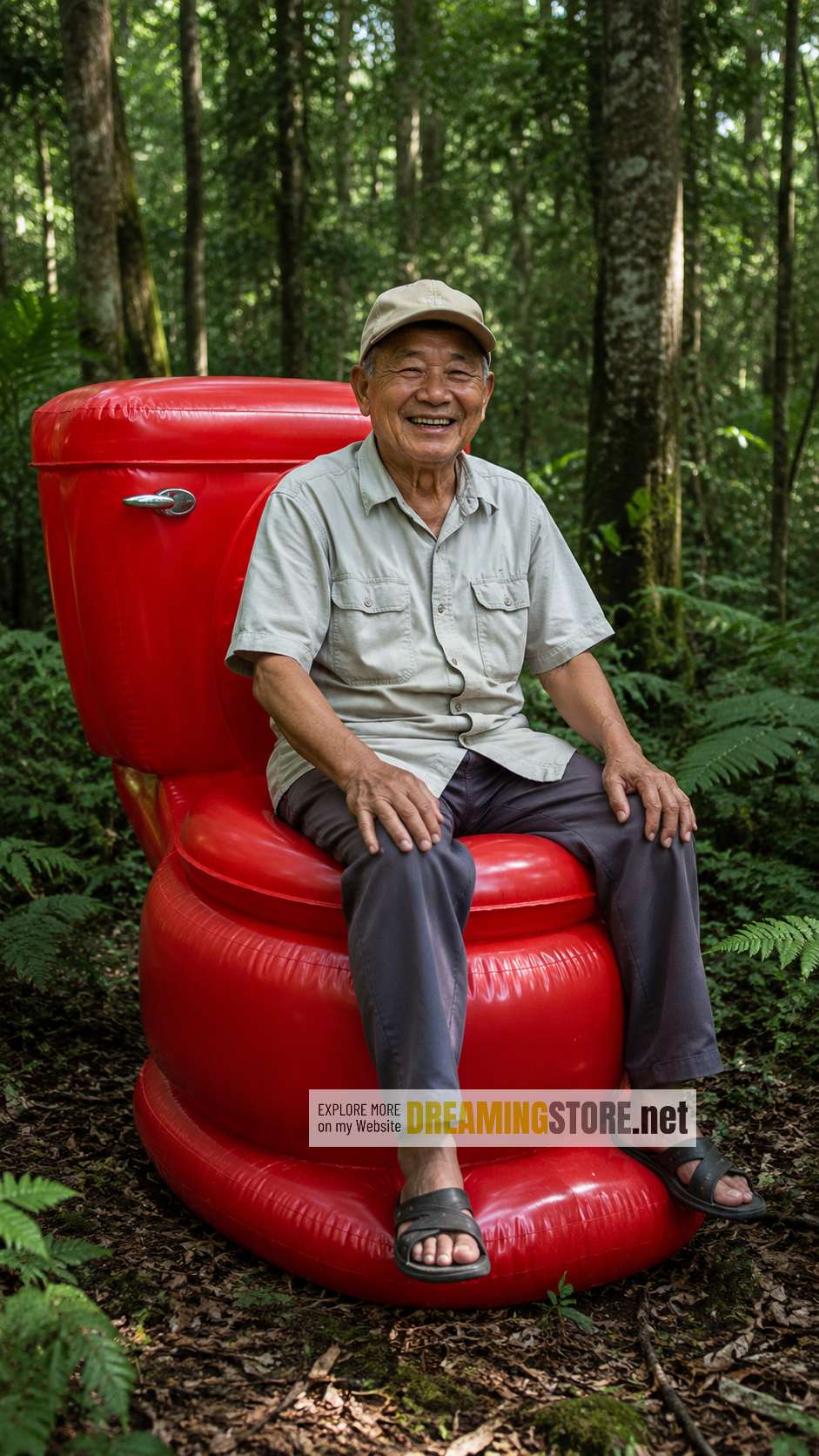 inflatable camping toilet