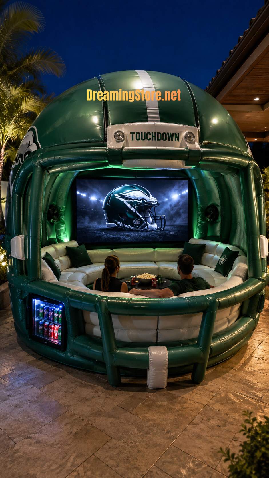 Inflatable Football Helmet Theater