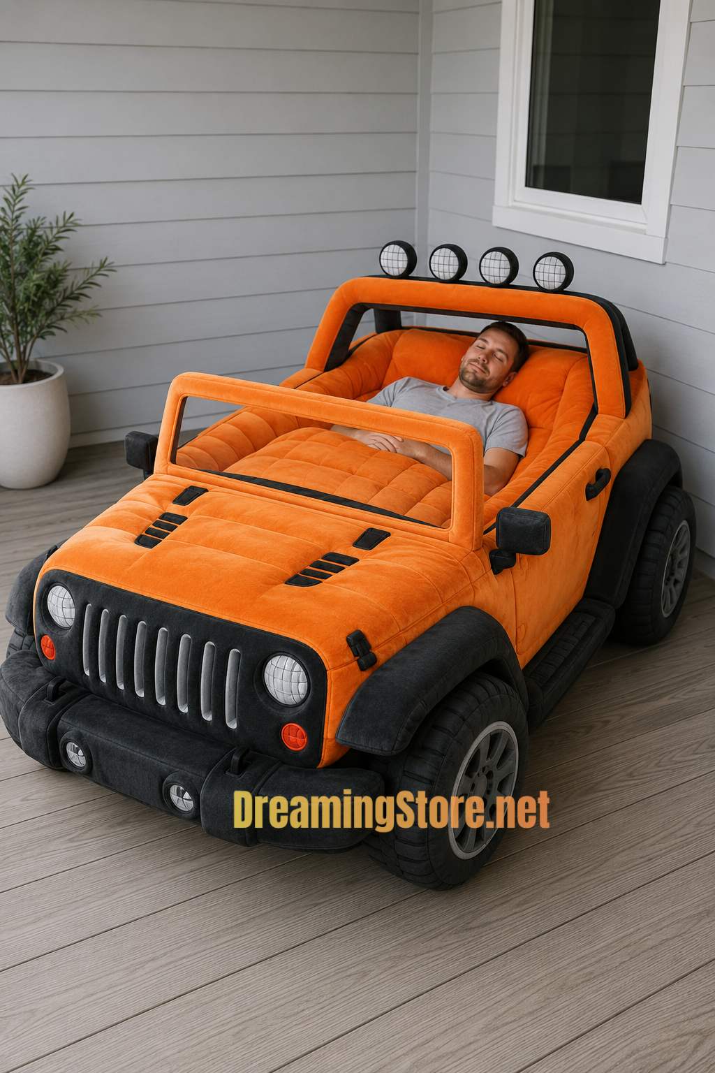 Mini Inflatable Jeep Bed