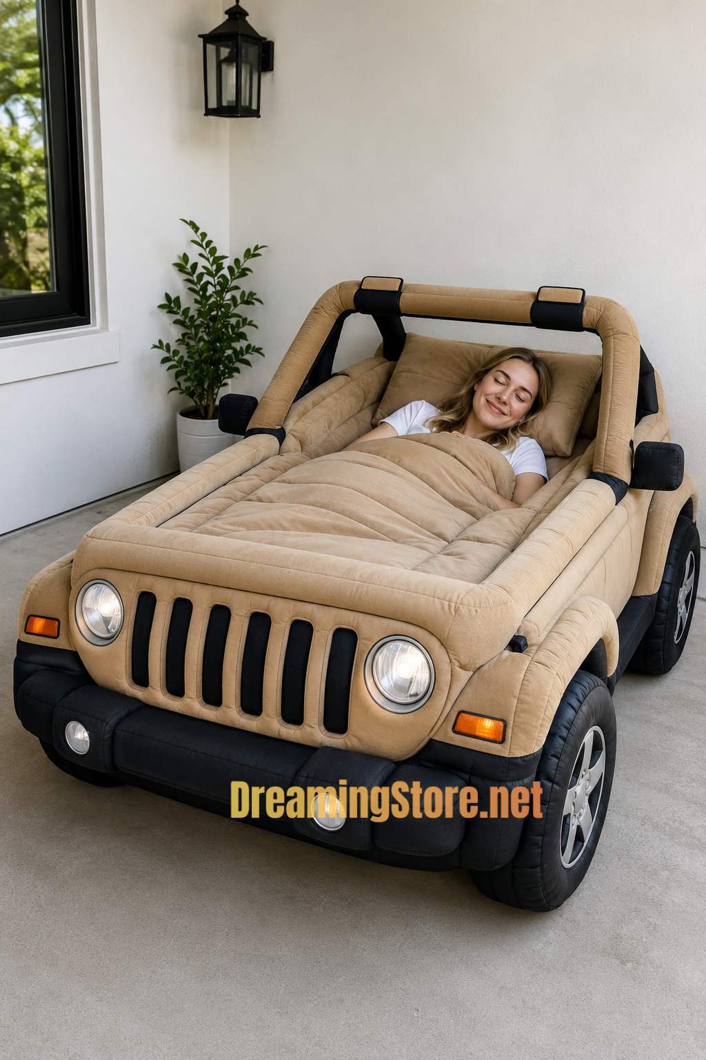 Mini Inflatable Jeep Bed