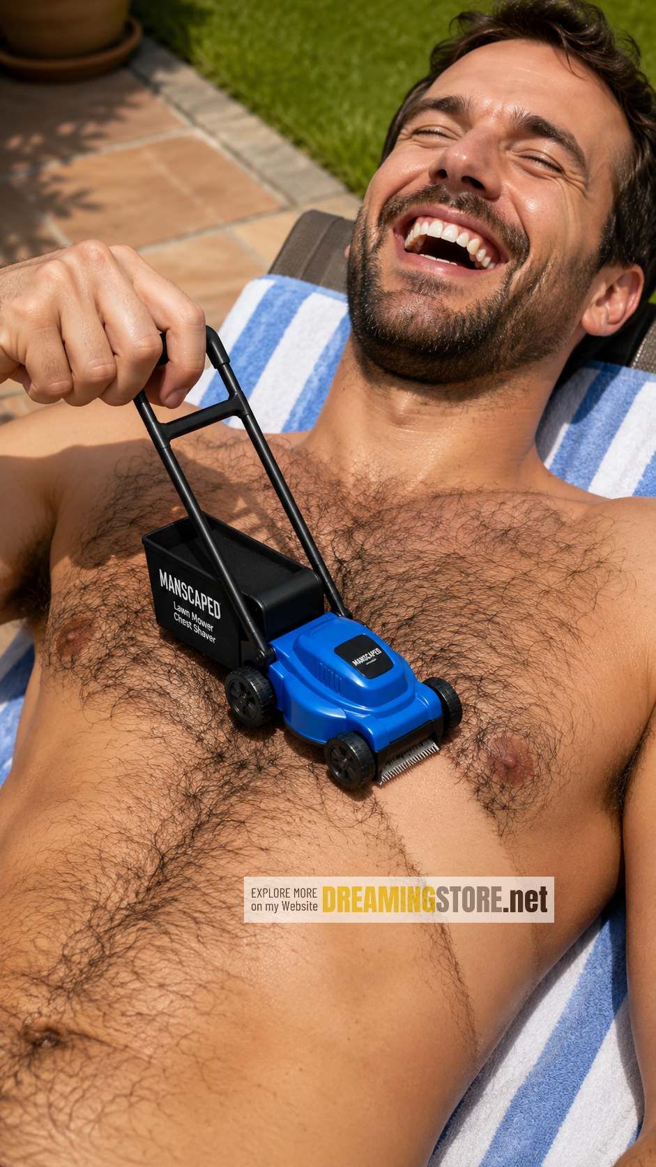 lawnmower-style shaver