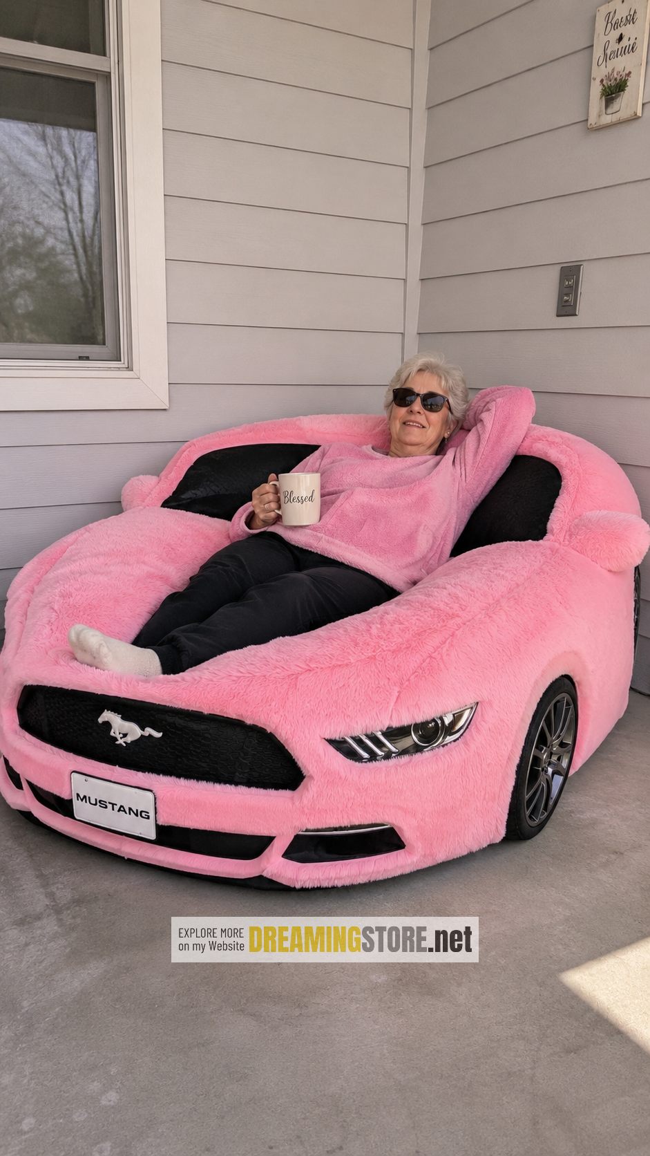 Mustang inspired Bean Bag