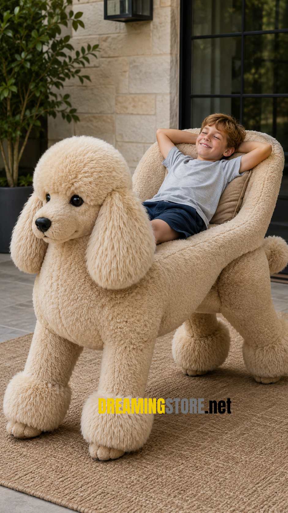 Cute Walking Poodle Recliner