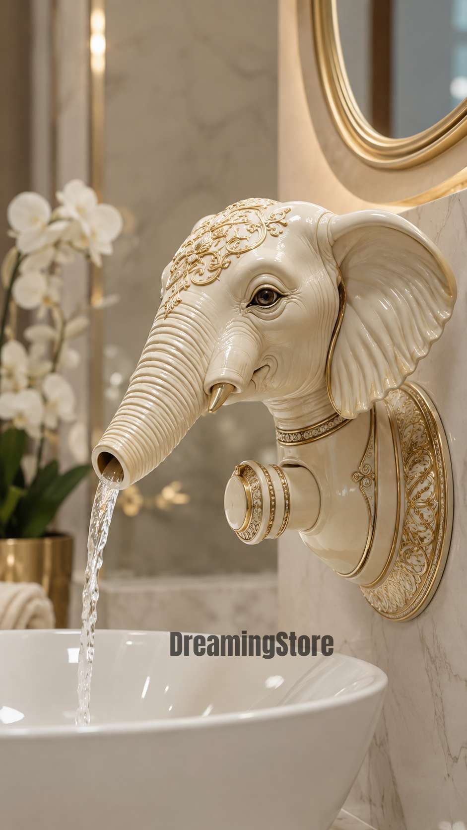 Stunning Elephant Head Faucet