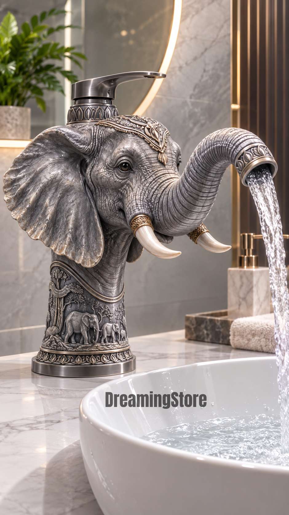 Stunning Elephant Head Faucet