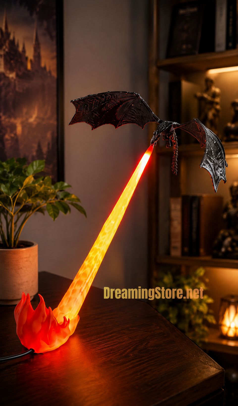 dragon breath table lamp