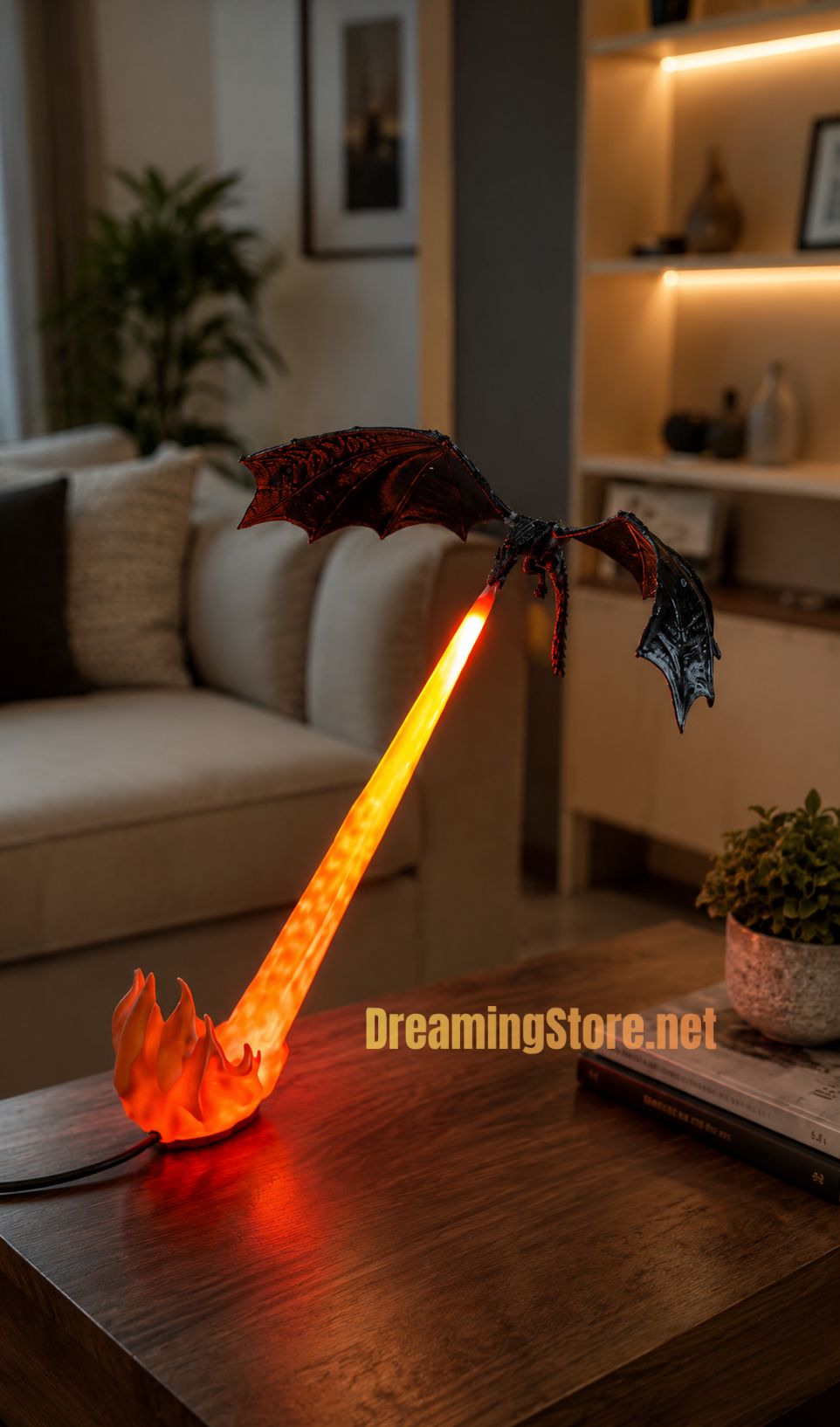 dragon breath table lamp