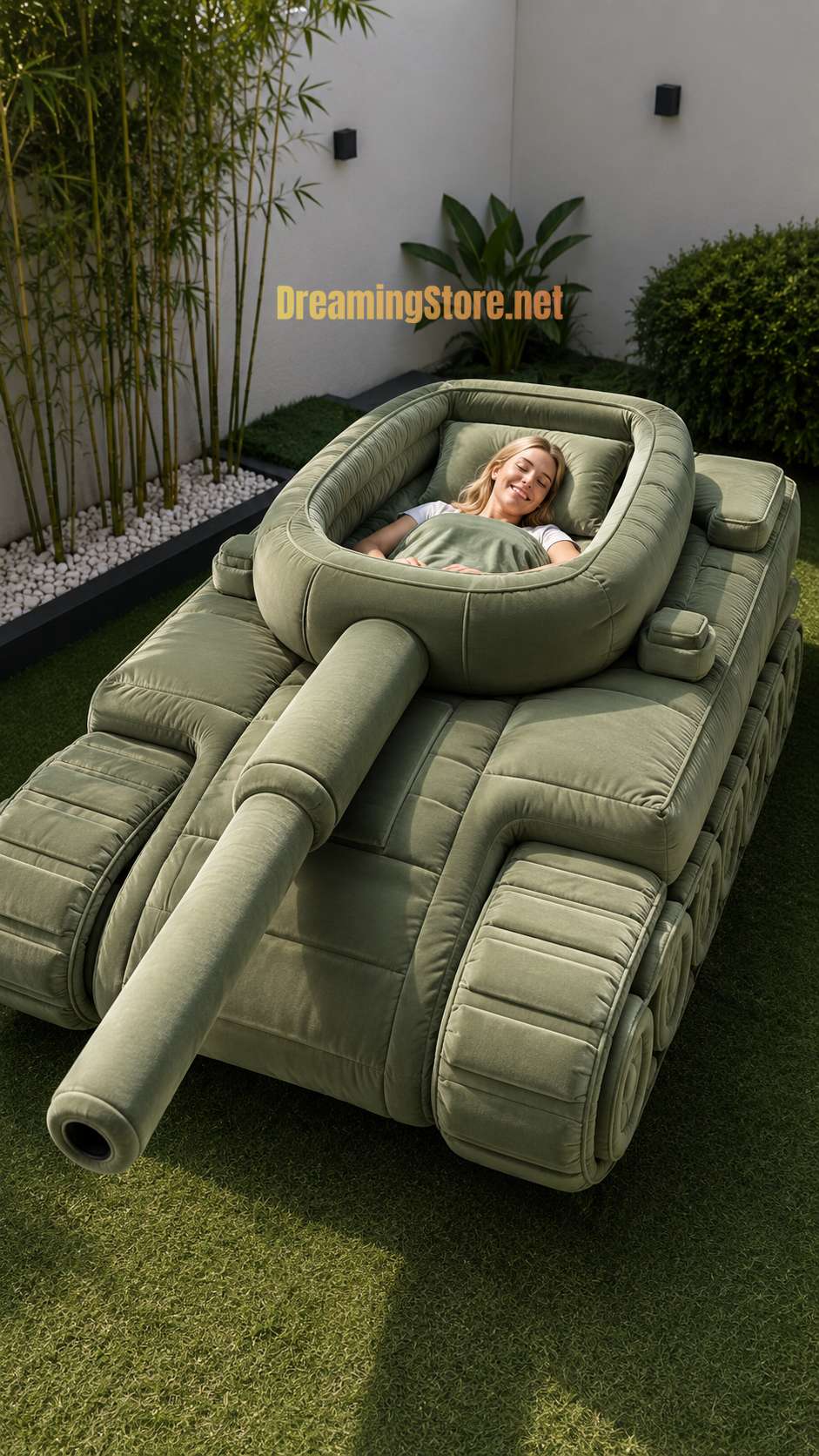 Giant Foam Tank Beds