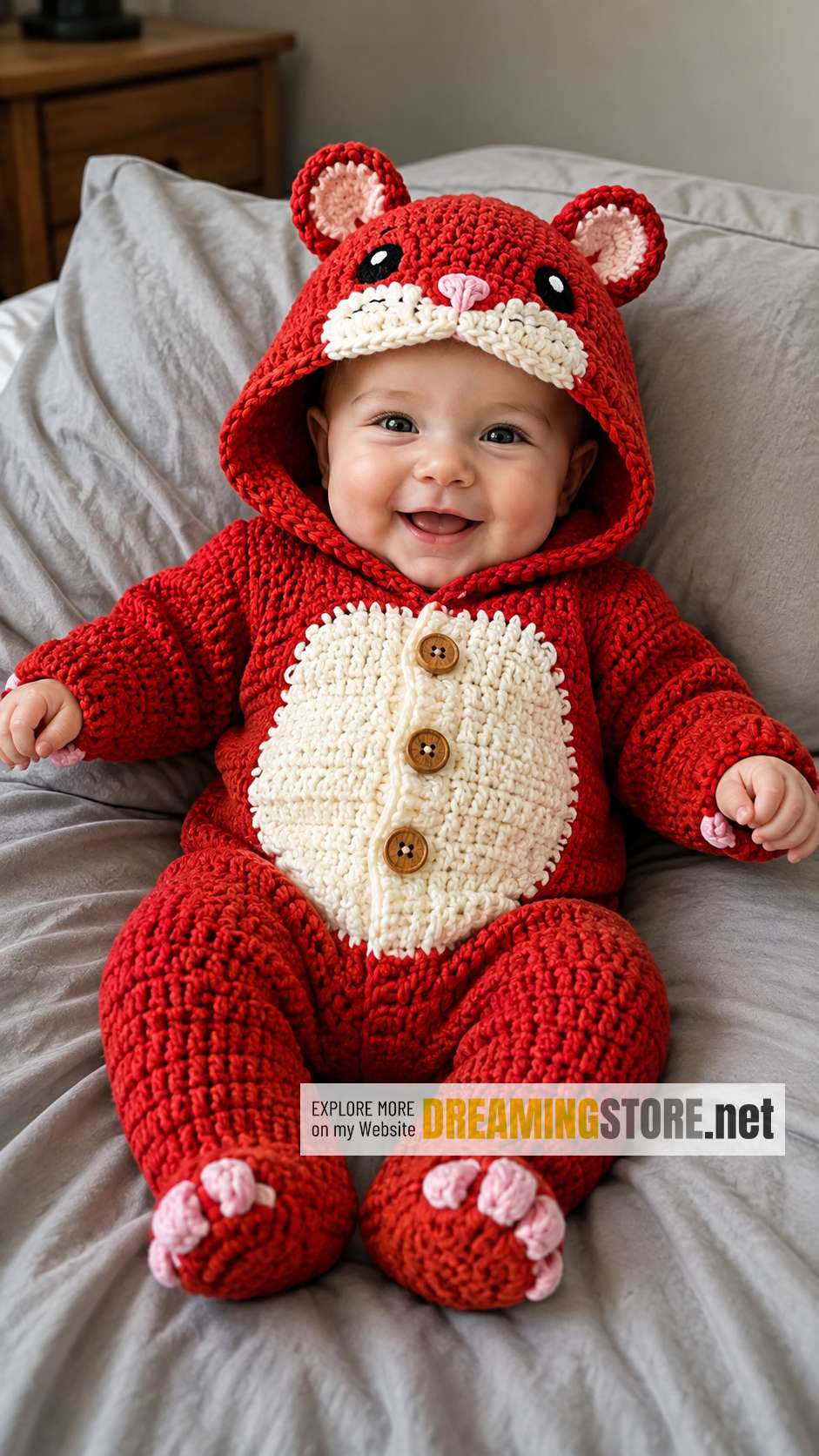cute hamster-shaped baby suits