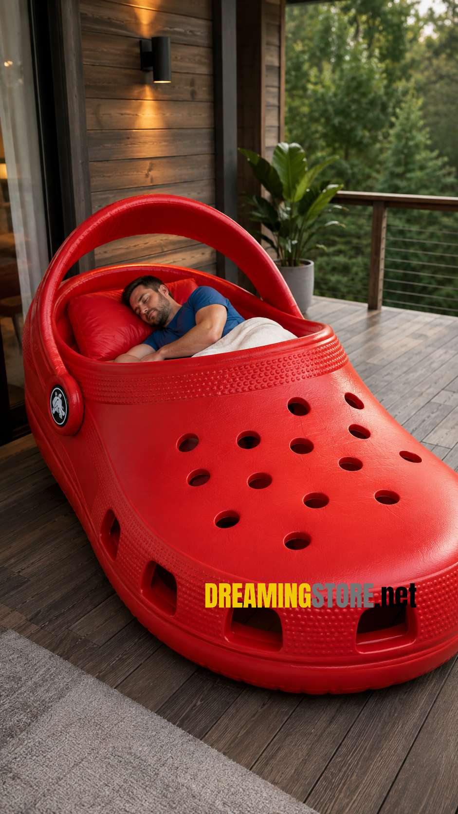 Giant Crocs Shaped Beds