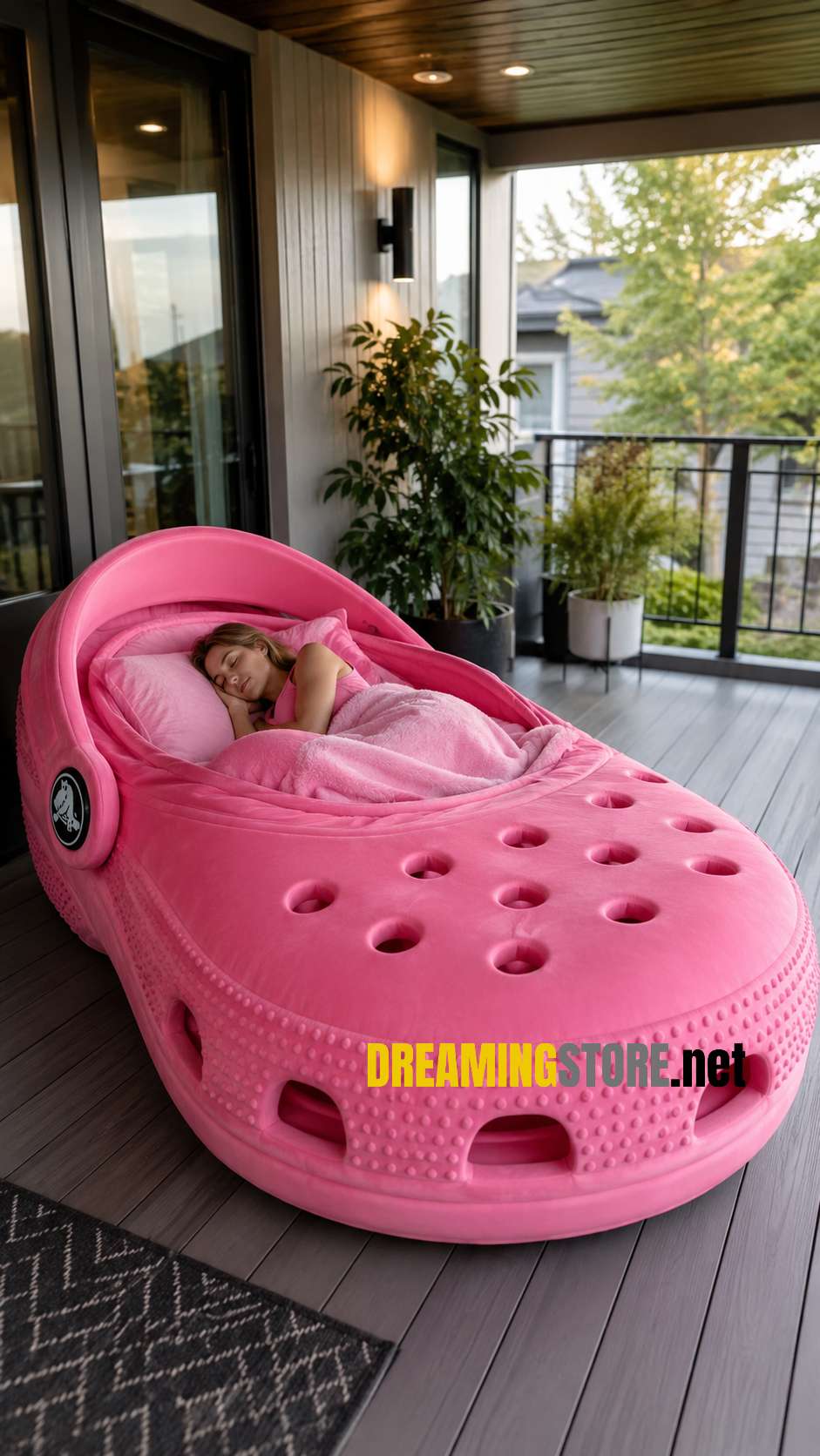 Giant Crocs Shaped Beds