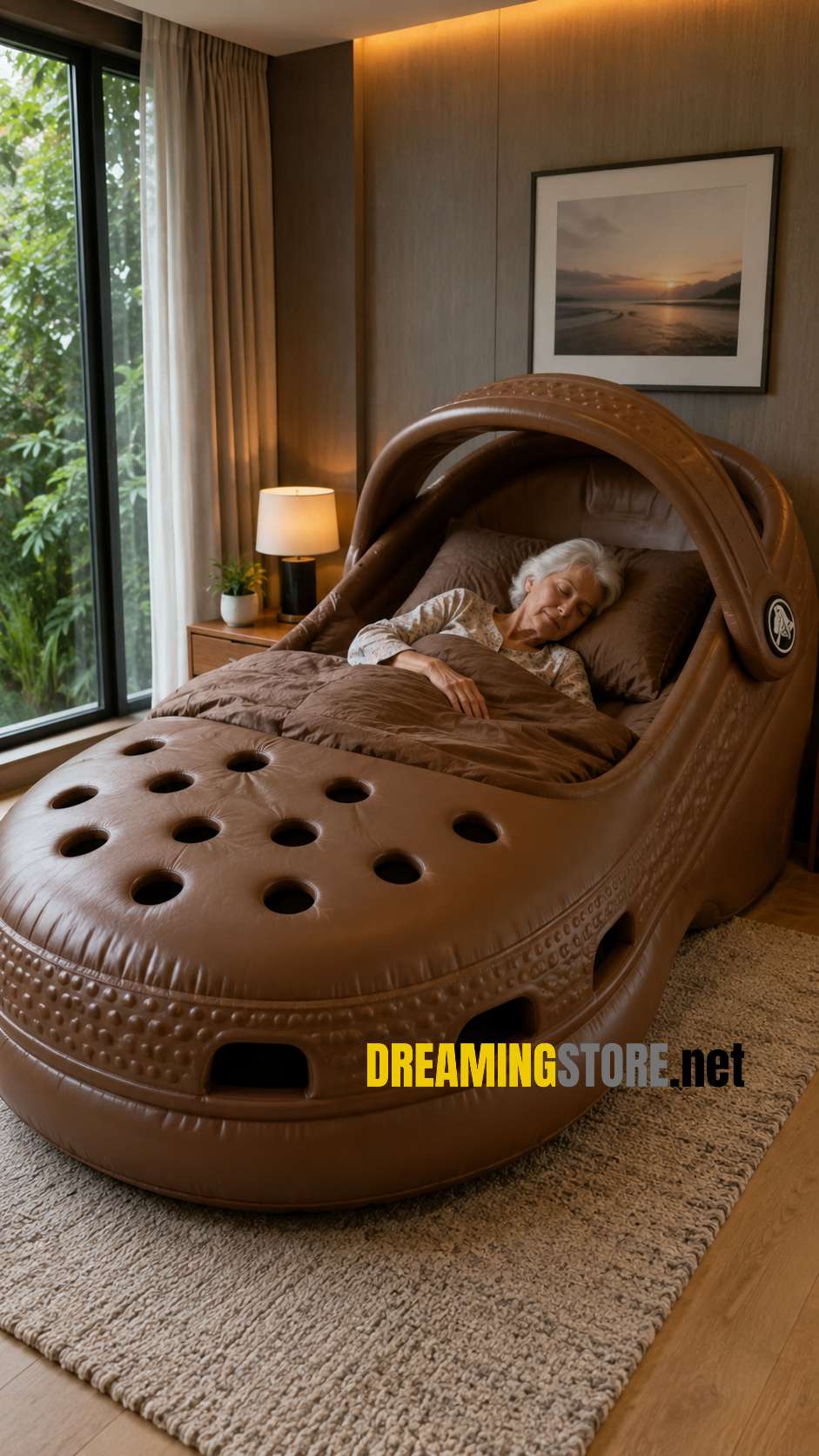 Giant Inflatable Crocs Bed