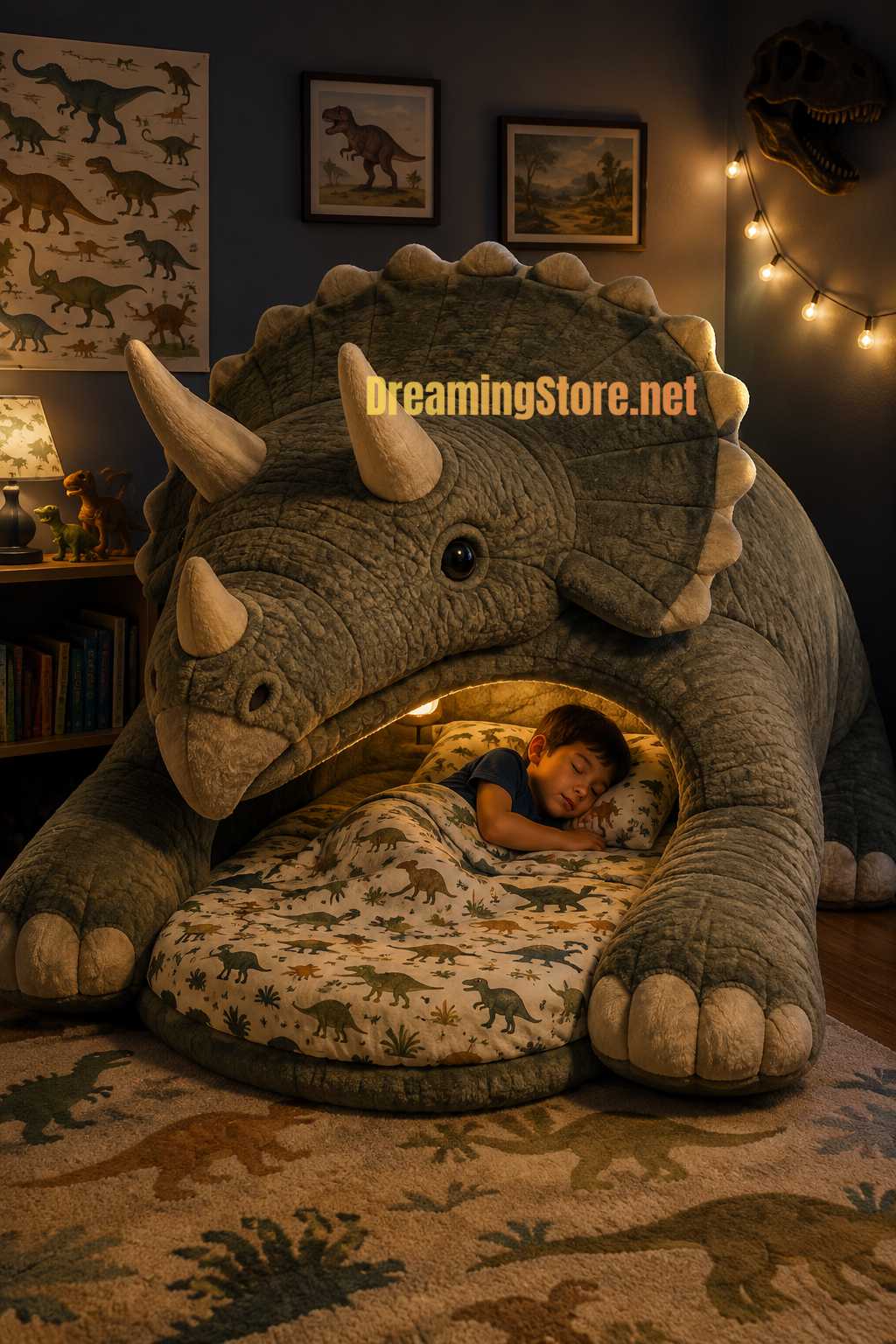 inflatable dinosaur kid beds