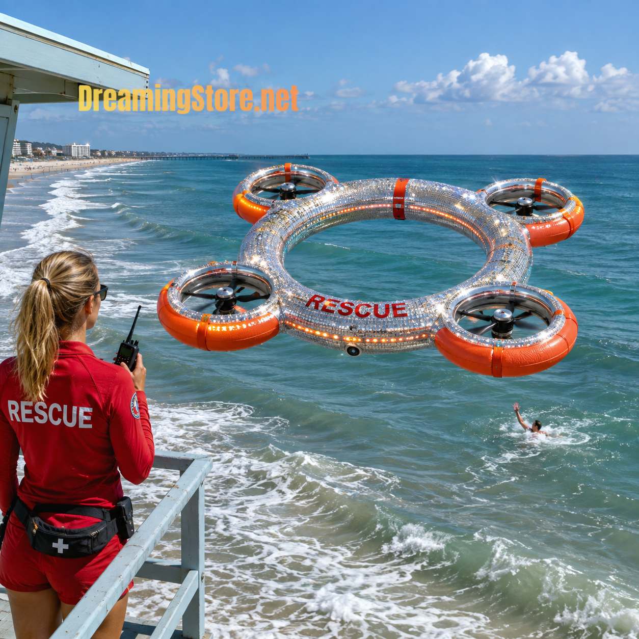 Water Rescue Drone