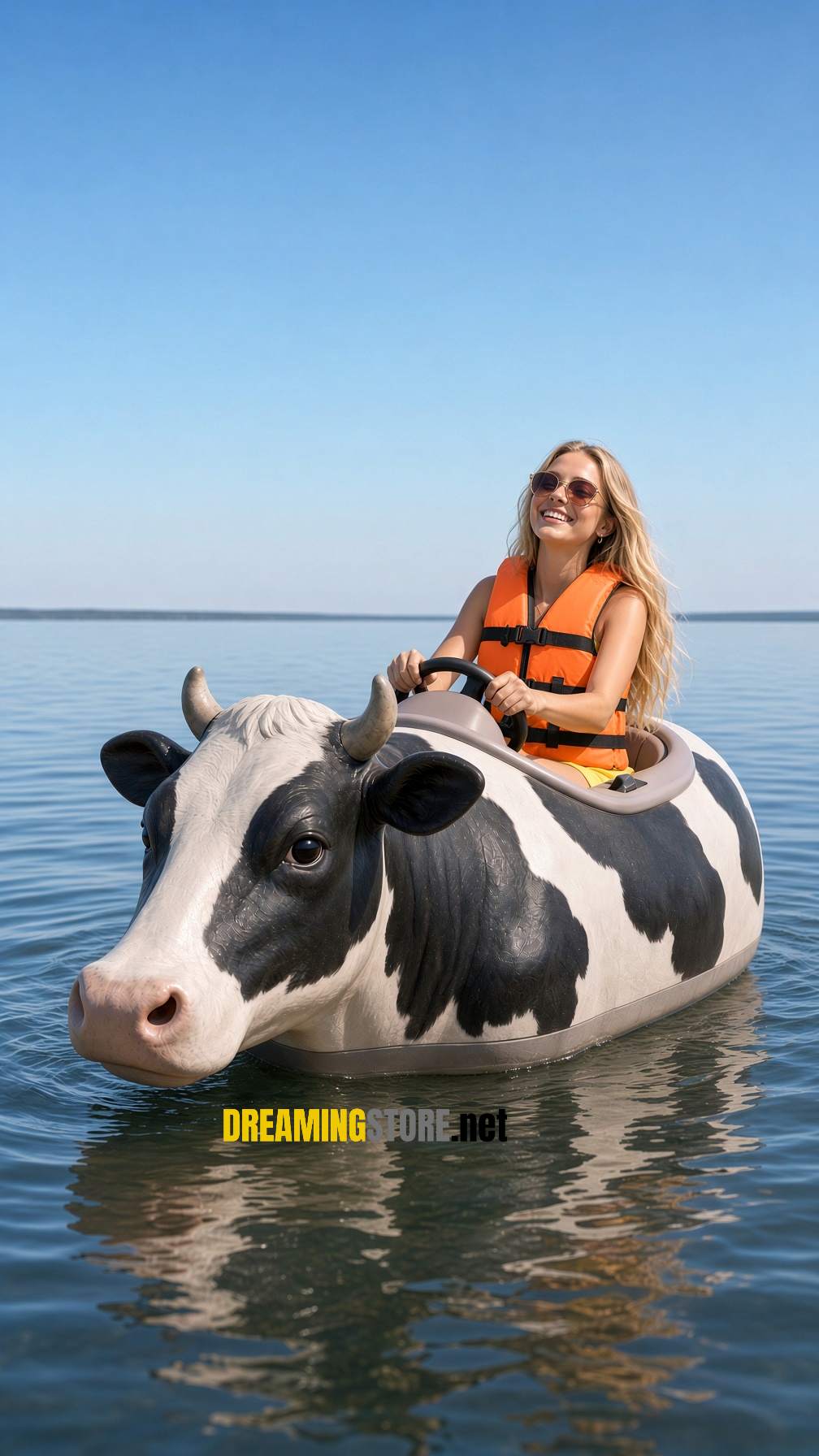 Cow-Shaped Boat