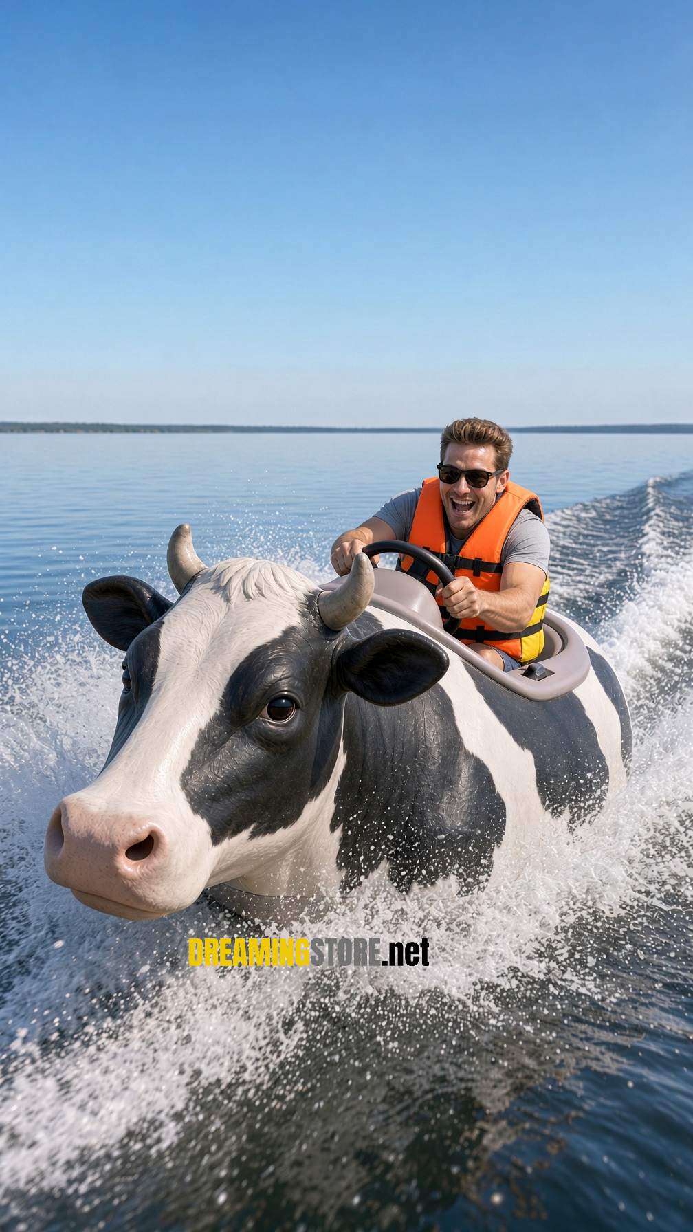 Cow-Shaped Boat