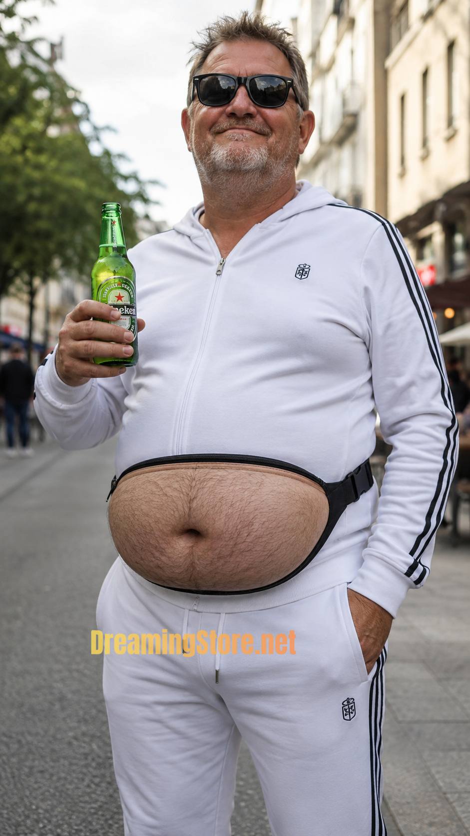 belly-shaped fanny pack