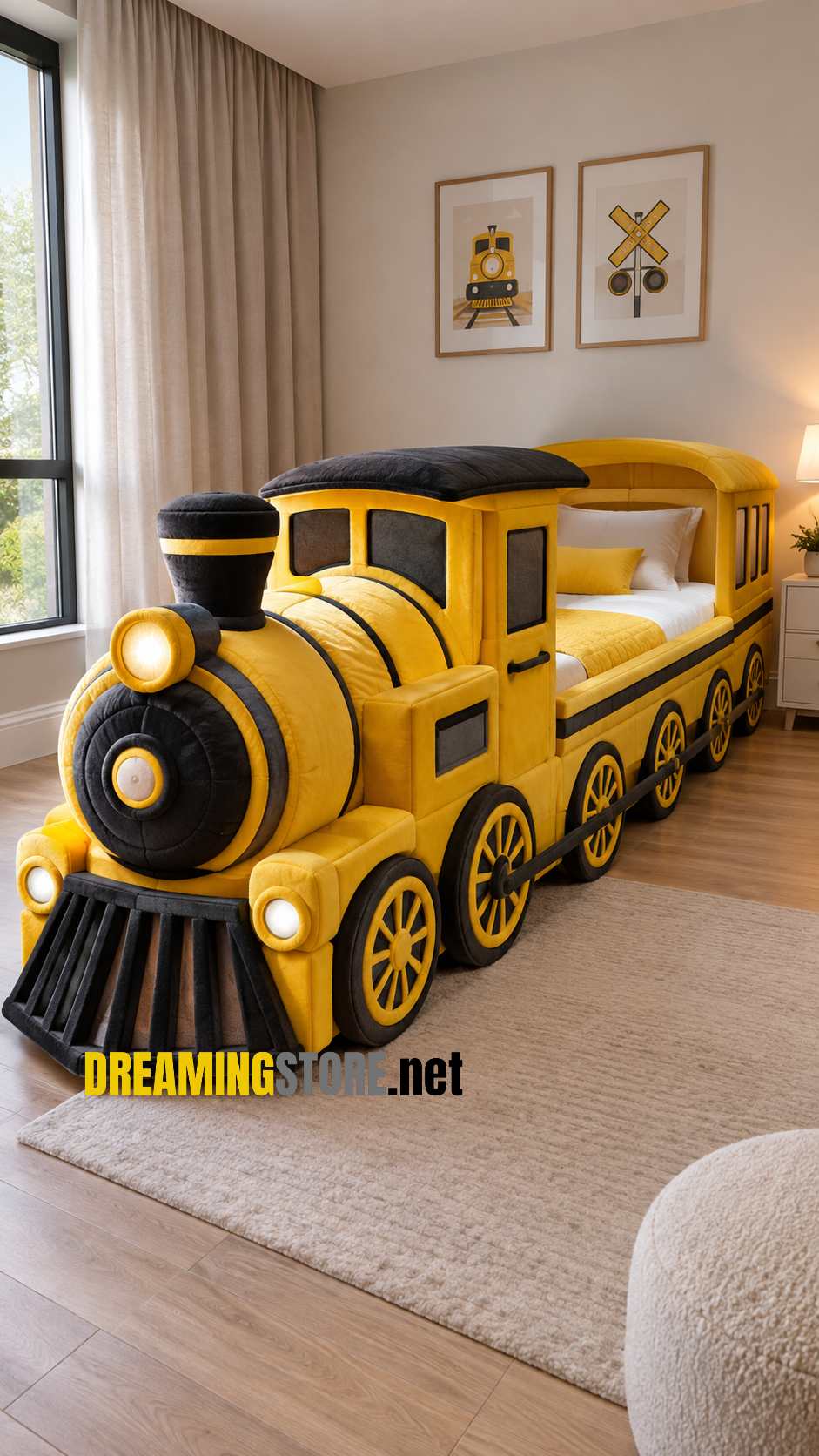 Giant Foam Train Beds