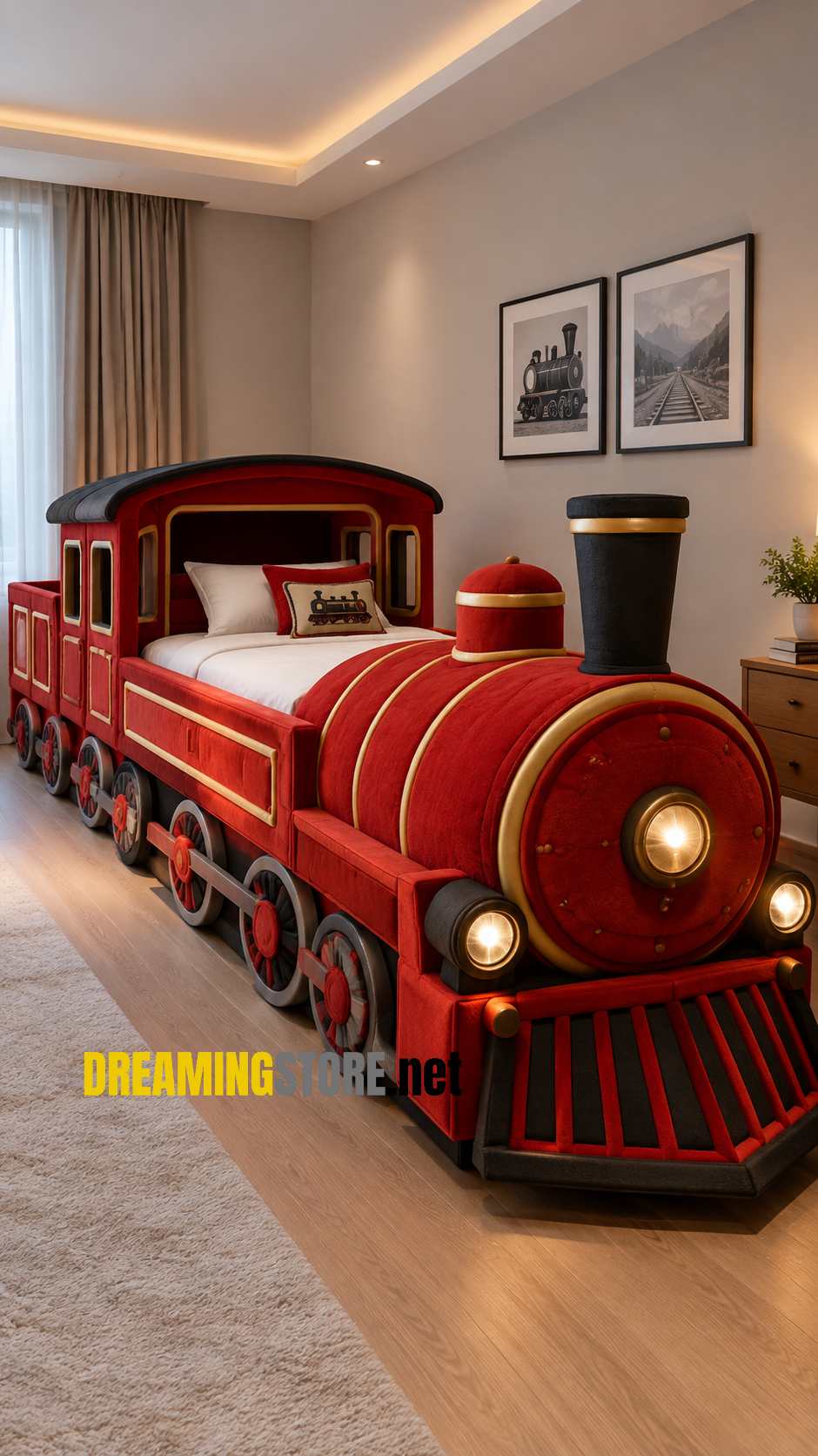 Giant Foam Train Beds