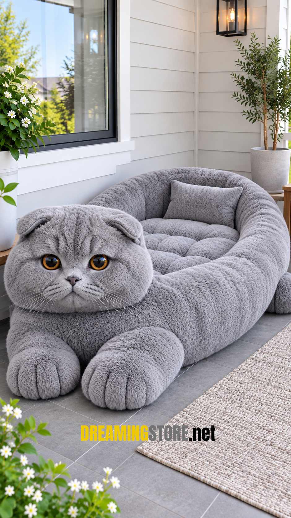 Scottish Fold Shaped Sofas