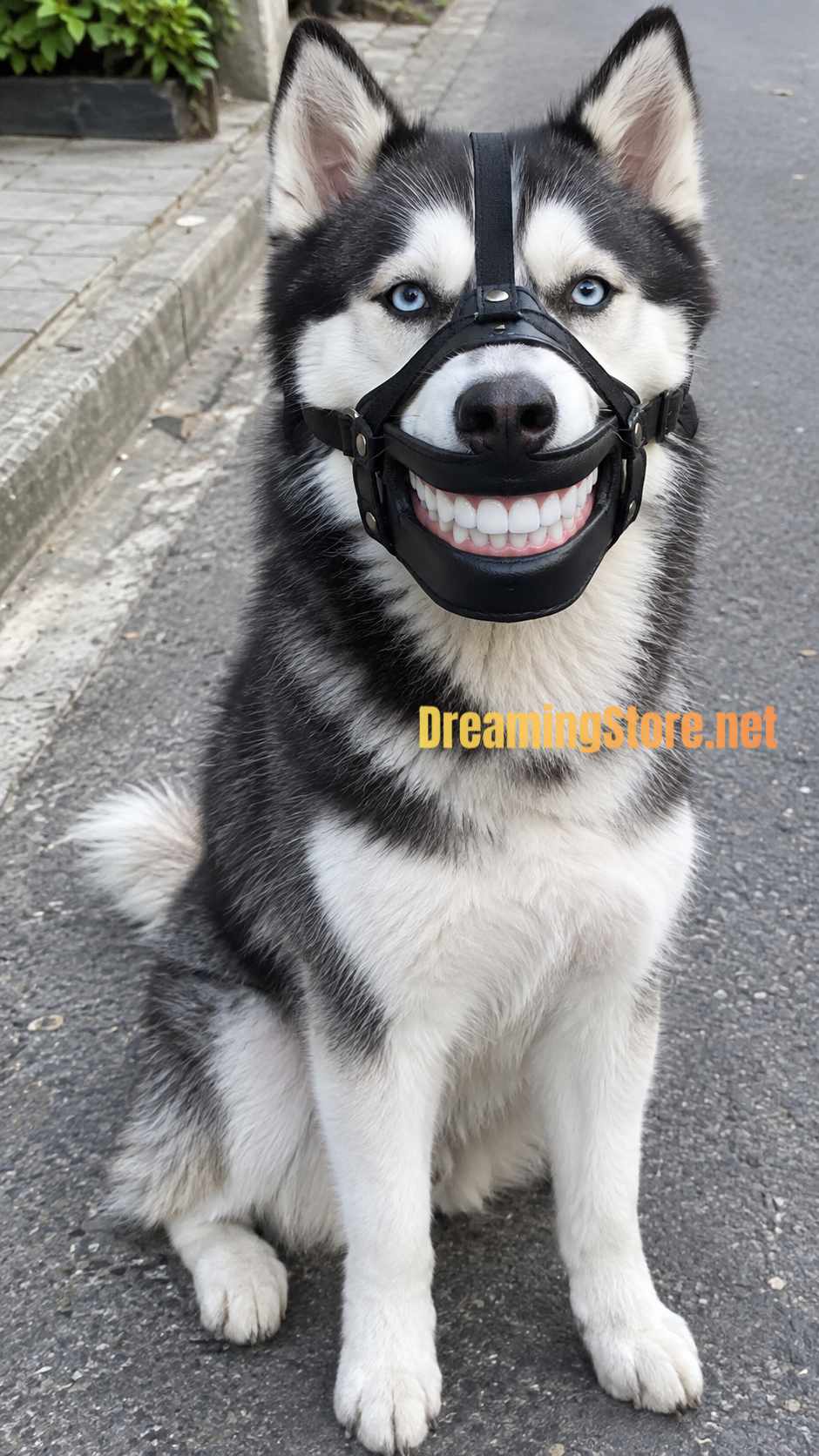 Funny Dog Teeth Mask