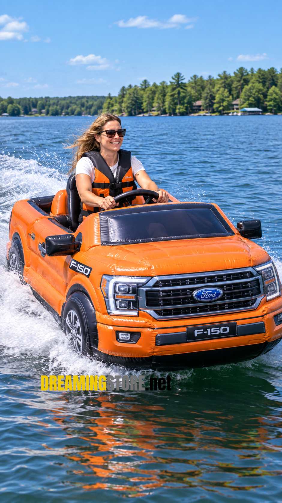 Inflatable Ford F150 Boat