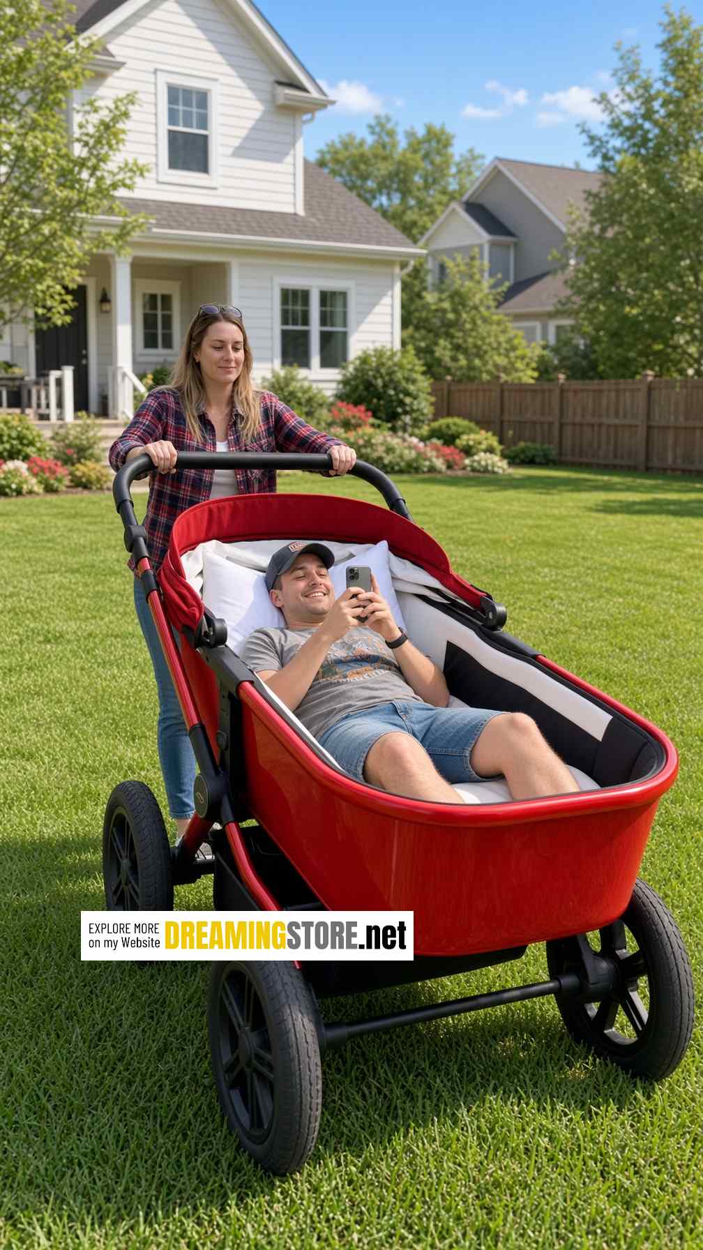 giant stroller for adults