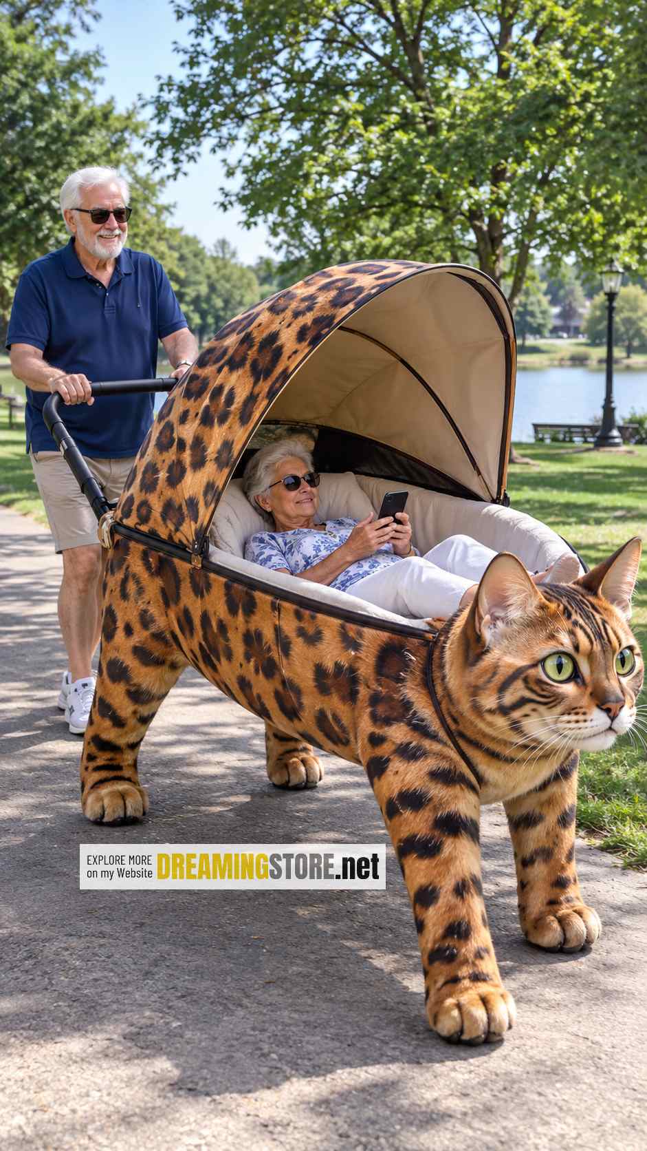 cute cat stroller for adults