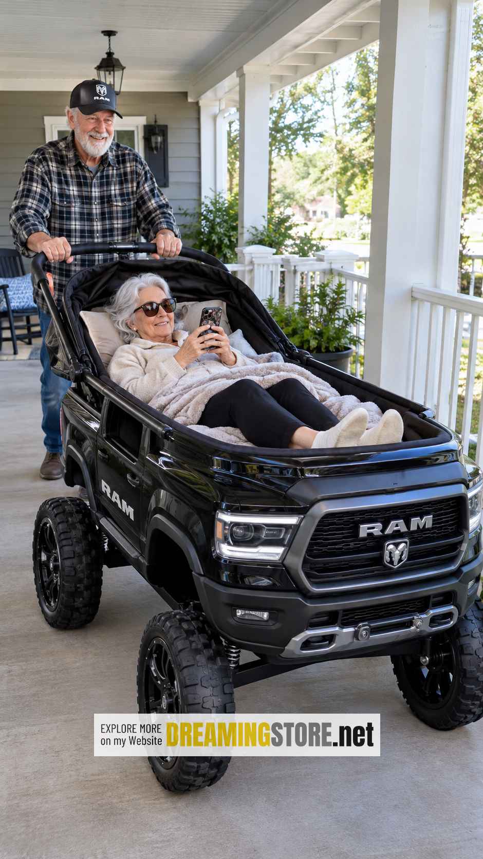 stunning pickup truck stroller for adults