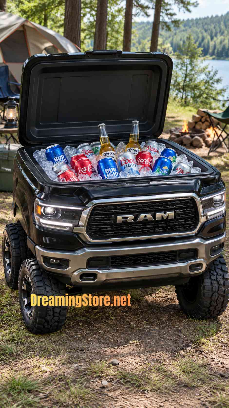 pickup truck-shaped coolers