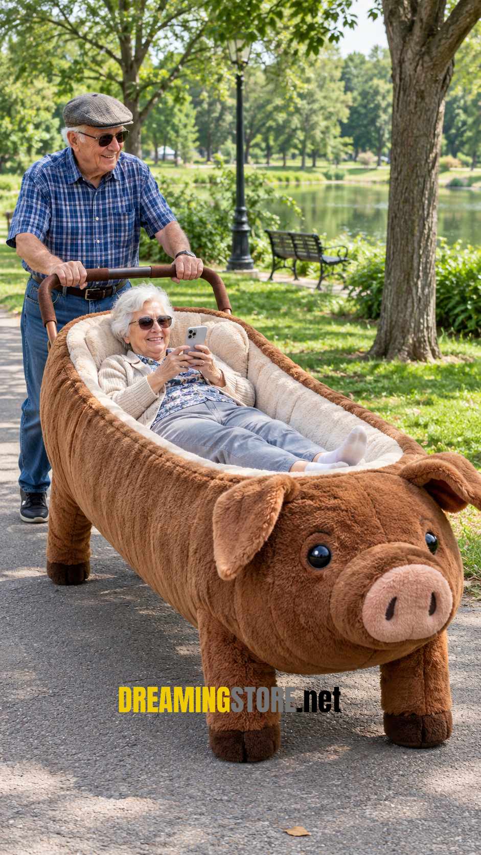 giant pig stroller for adults