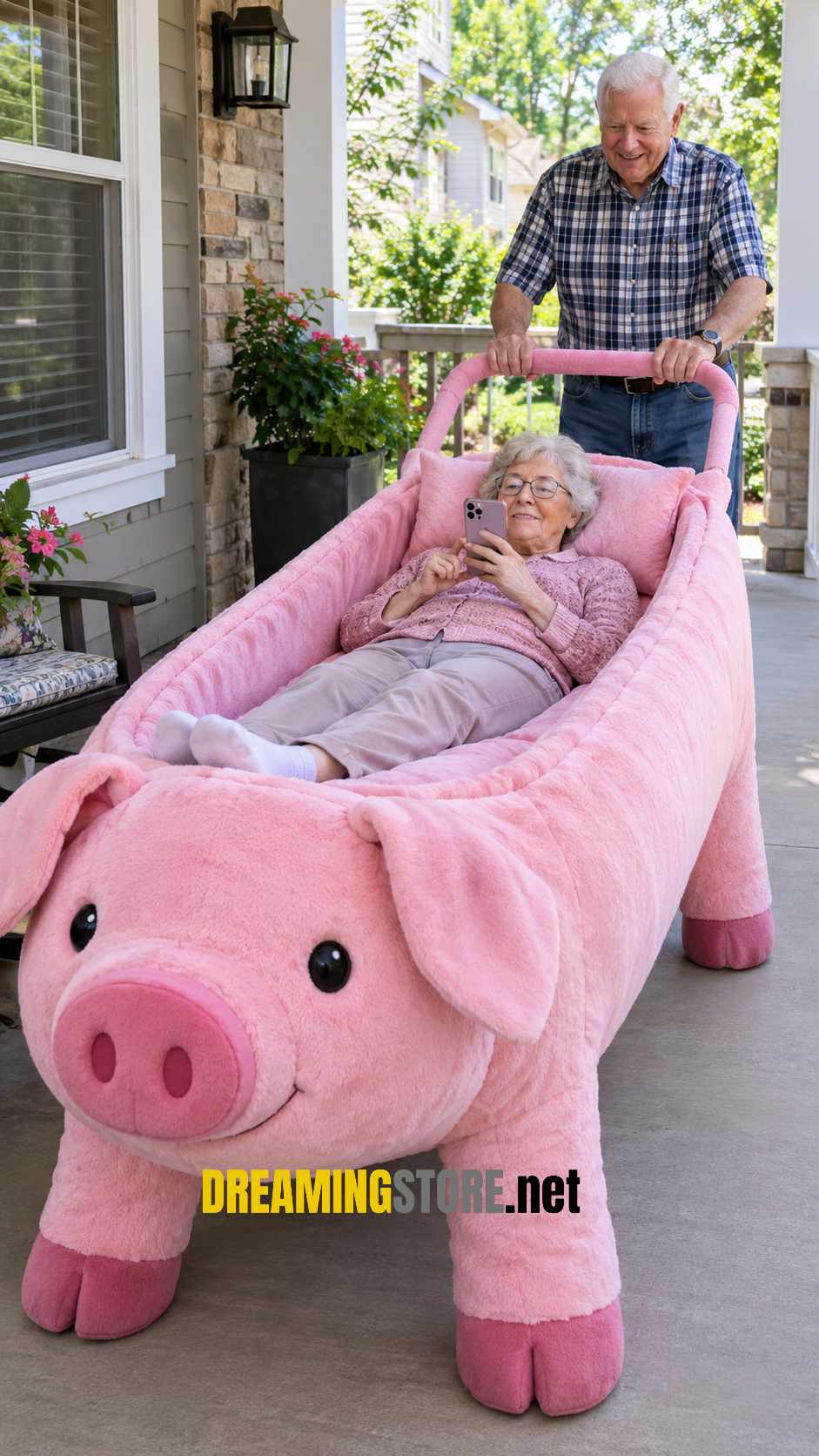 giant pig stroller for adults