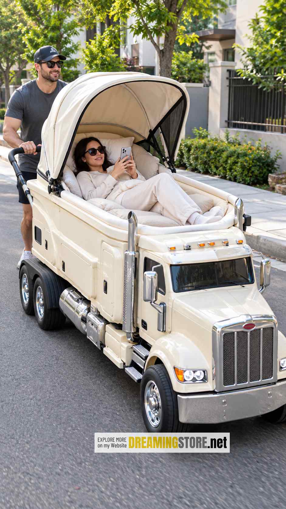 stunning semi truck stroller for adults