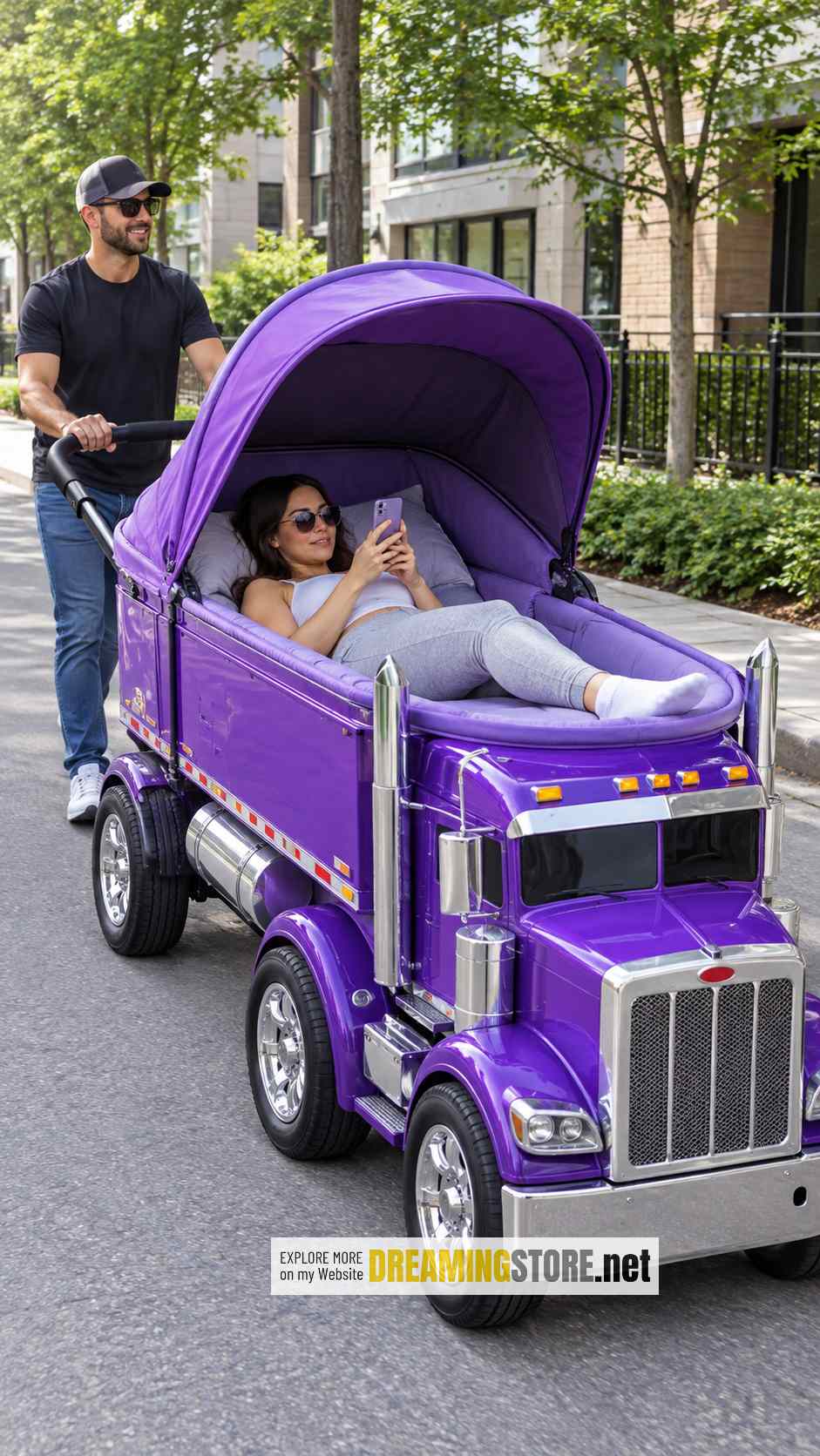 stunning semi truck stroller for adults