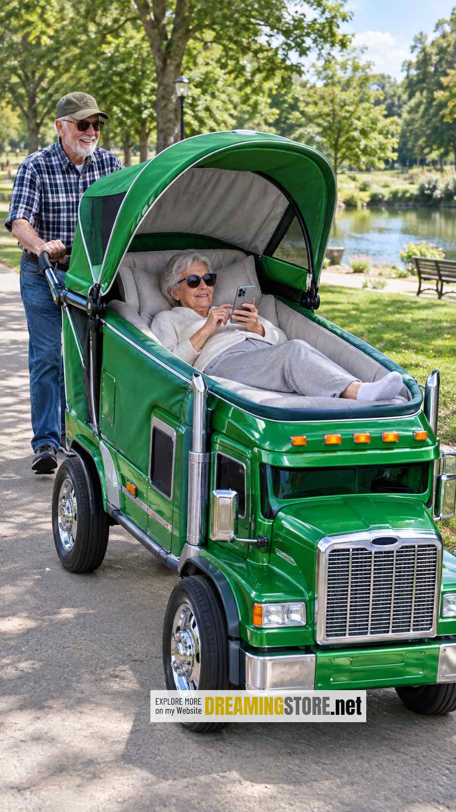 Luxury Semi-Truck Adult Stroller
