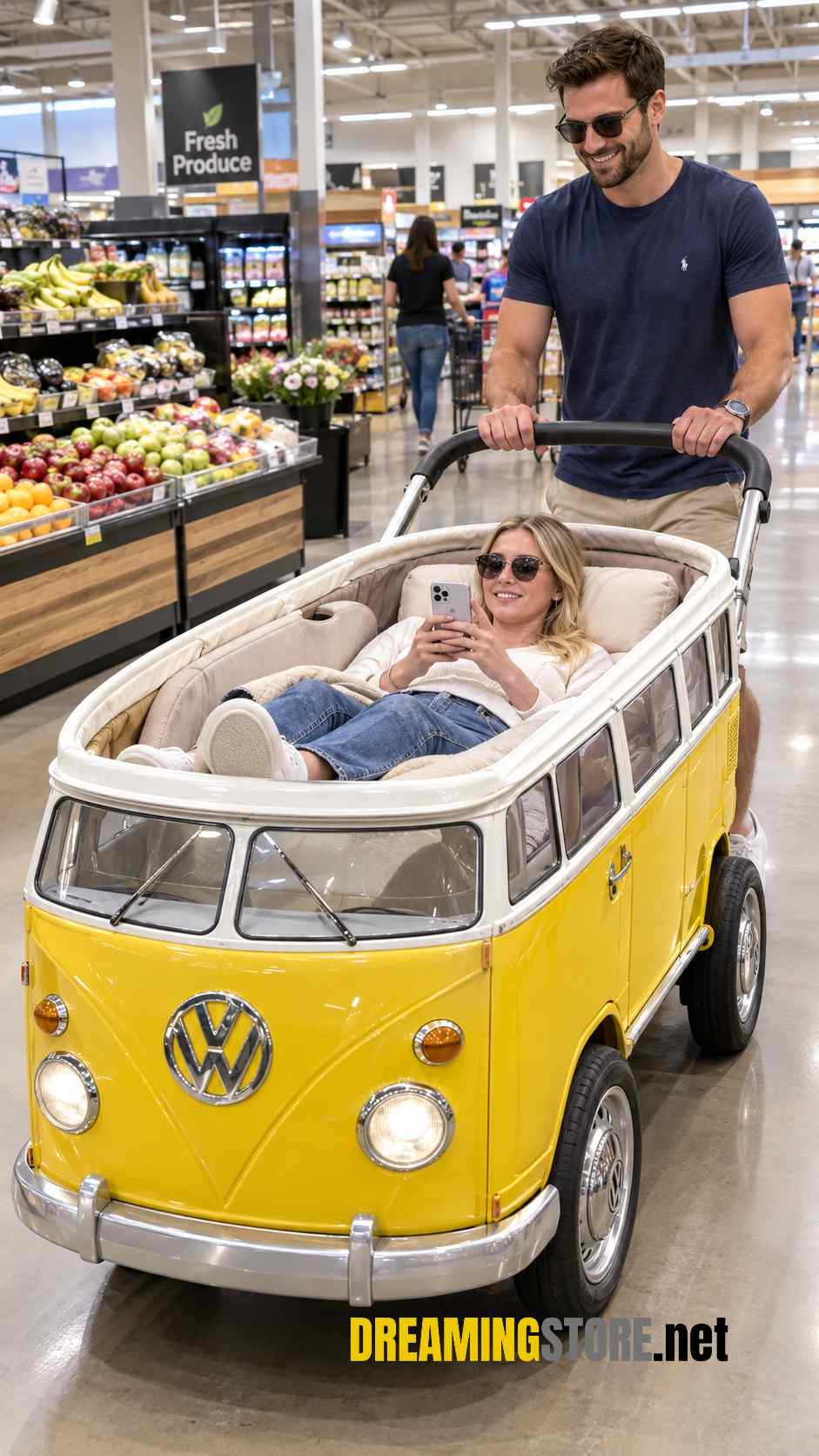 Volkswagen Bus Stroller for Adults